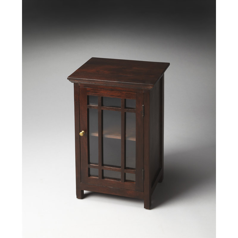 Greensboro Block End Table, Brown