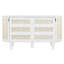 Space-saving Full Murphy Bed With Hidden Storage And Modern Woven Design
