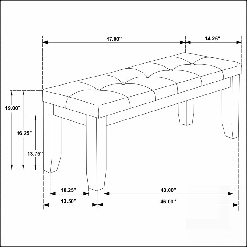 Upholstered Dining Bench