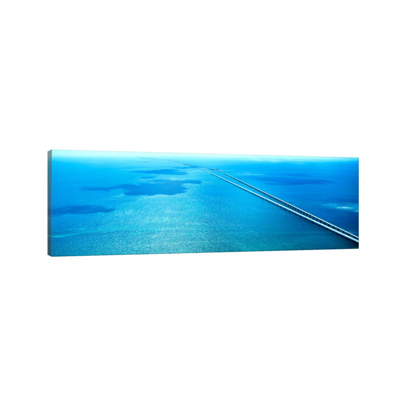 Pont de sept miles, Florida Keys, FL, États-Unis, giclée sur toile tendue avec châssis, H 16 po x l 48 po