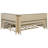 Wood Daybed with Storage Shelves and Trundle