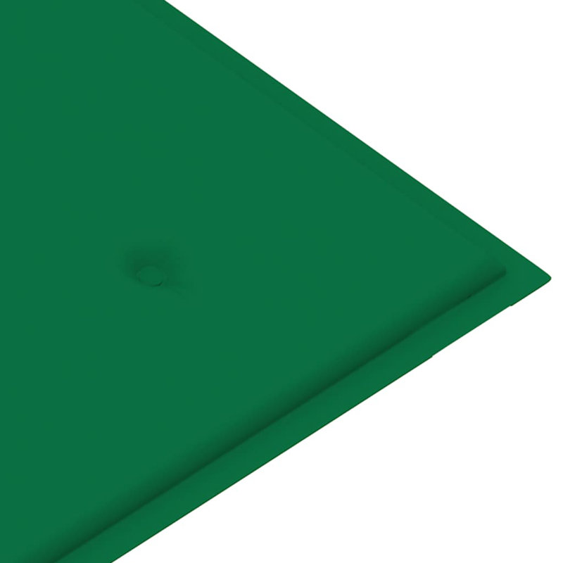 Banc de jardin en teck Orenthal, Vert