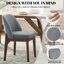Ensemble de chaises de salle à manger 19,5 po Bason-814266294-814266314