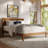 Knighten Solid Wood Full Bed Frame Light Walnut-324616893-324616888
