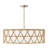 4 - Light Brass Drum Pendant