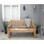 Kathrina Solid Wood Pine Outdoor Bench-717941276