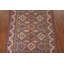 Tapis oriental géométrique brun Kazak
