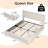 Bed Frame with Tufted Wingback Headboard, Platform Corduroy Upholstered Bed Frame with 4 Storage Drawers and Wooden Slats Support-1483834416