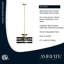 Luminaire suspendu cylindrique à 3 lumières