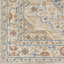 Benbow Kinlaw Machine Washable Traditional Boho Oatmeal Rust Runner Rug-1169848584