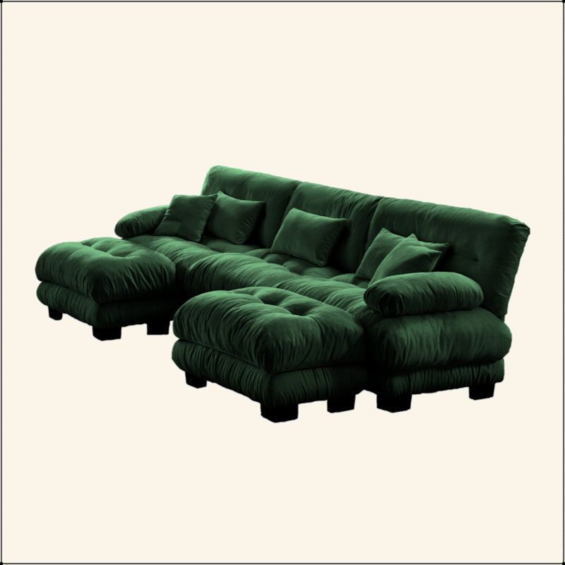 Canapé modulaire Luxury Luxury, Vert