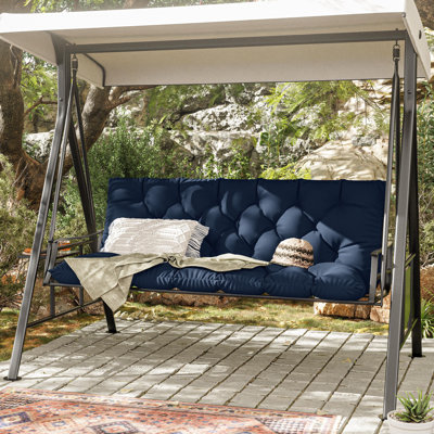 Wynee Porch Swing Cushion 5" Outdoor Bench Cushion, Only Cushion