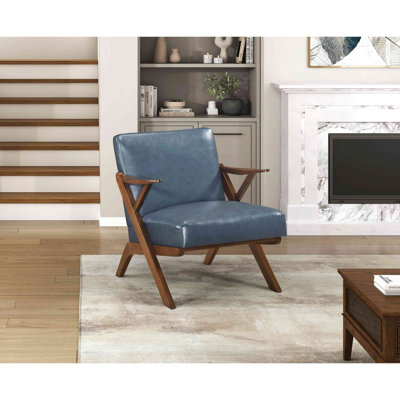 Chaise d'appoint en similicuir