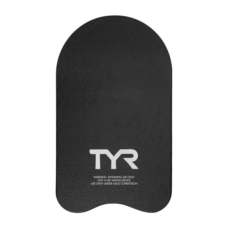 TYR Swimming Training Classic Durable Lightweight Kickboard, Black Color