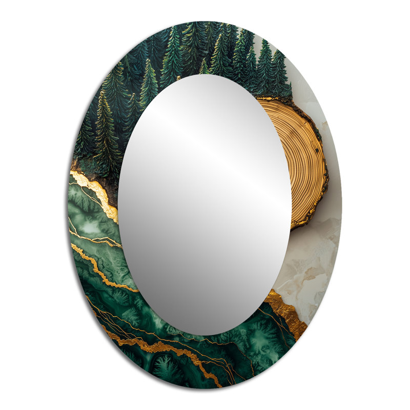 Miroir mural Bold Forest, 40 po x 30 po