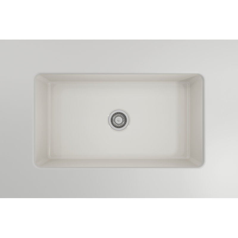 32'' L Kitchen Sink, Biscuit
