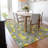 Premium Machine Washable Bradenburg AMF160 Yellow Rug-356639430