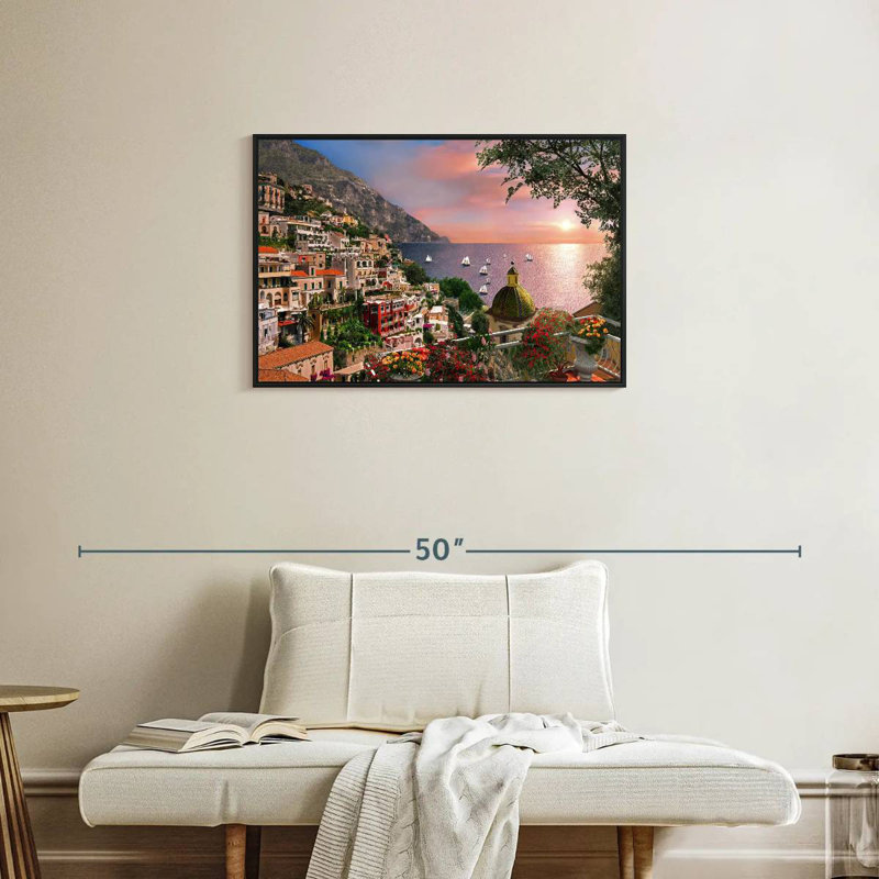 Kavia Seaside Positano, H 21 po x l 31 po