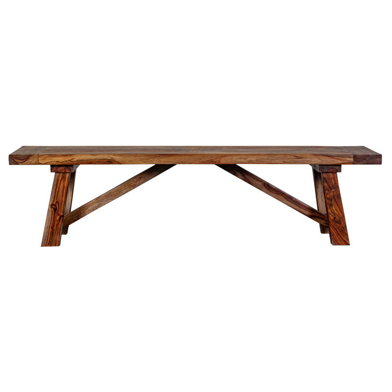 Ringgold Upholstered Bench, Brown