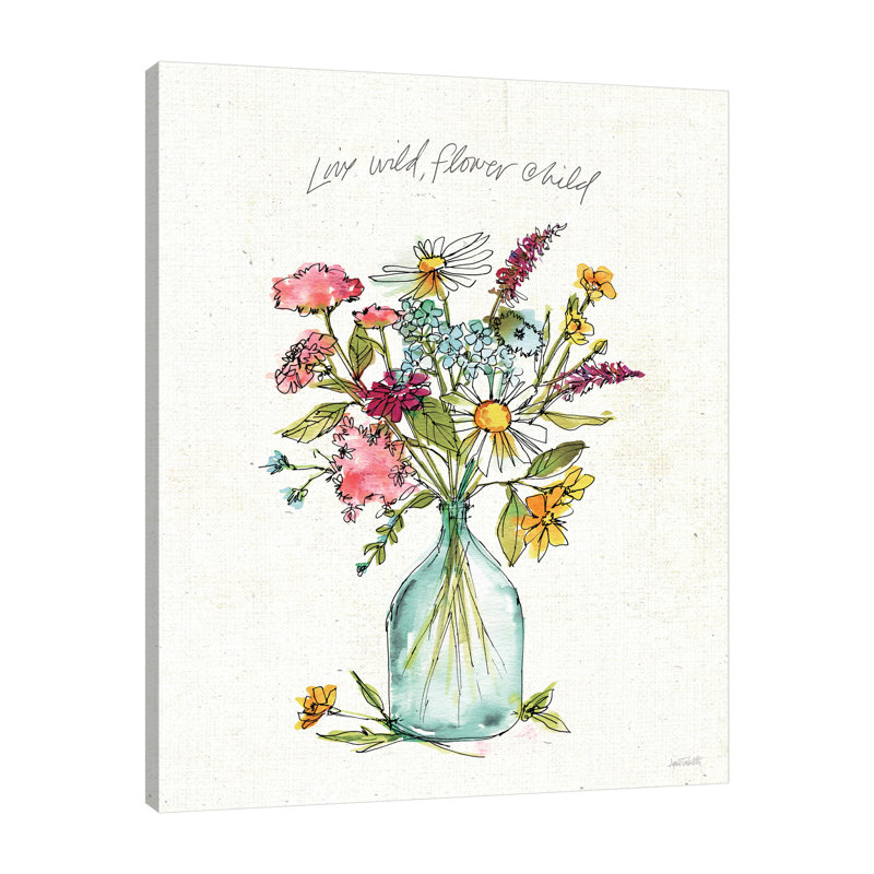 «Simply Petals II» par Anne Tavoletti, art mural sur toile, H 30 po x l 24 po x P 1,5 po