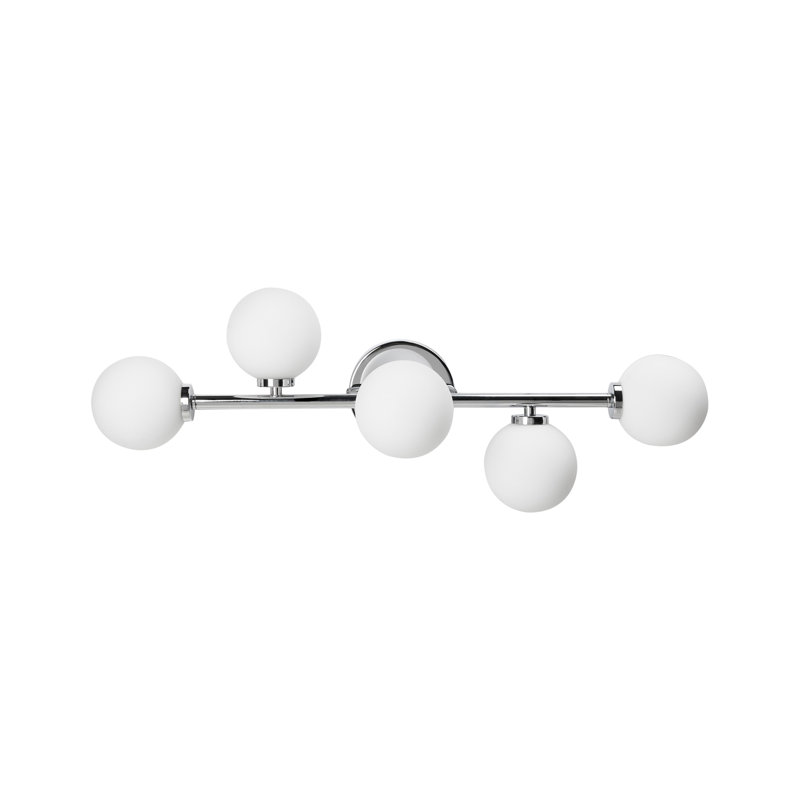 Iron Armed Sconce, Chrome