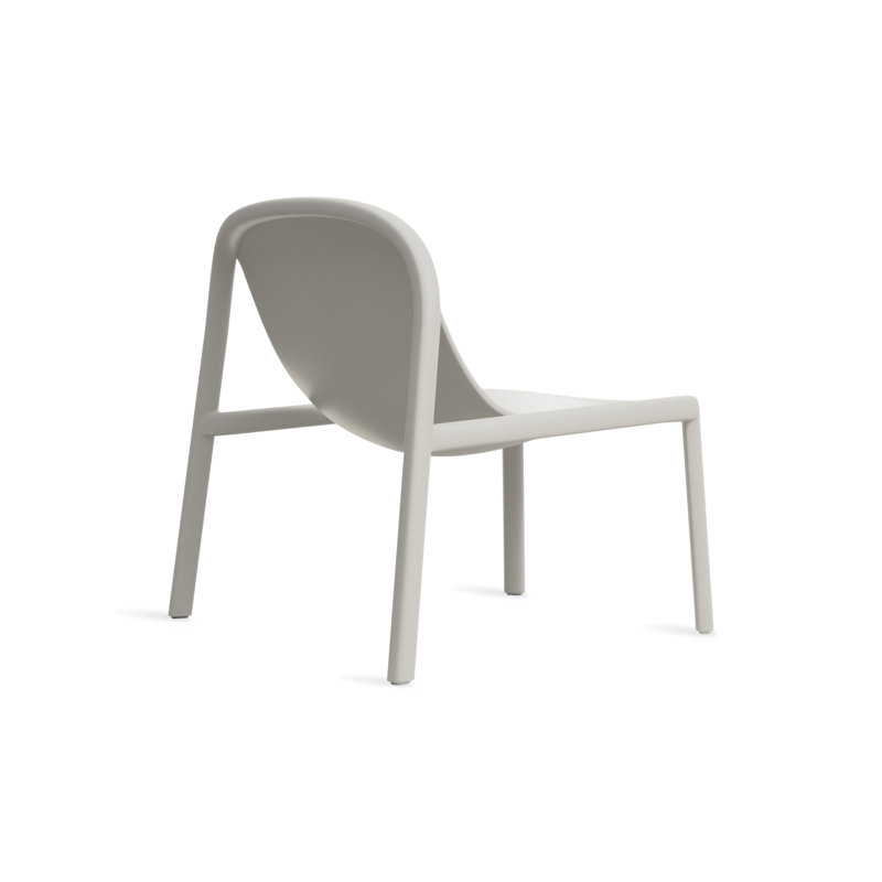 Decade Outdoor Lounge Chair, Putty