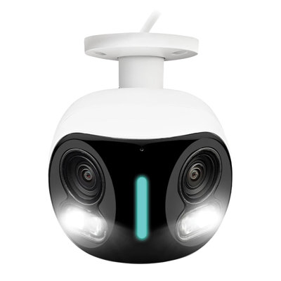 Lorex® Halo Series H20 IP Wired 4K Dual-Lens Security Camera With Smart Lighting & Smart Motion Detection