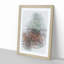 Moon over the Mountains in Italy in Abstract - Picture Frame Graphic Art Print-55725595-55725590
