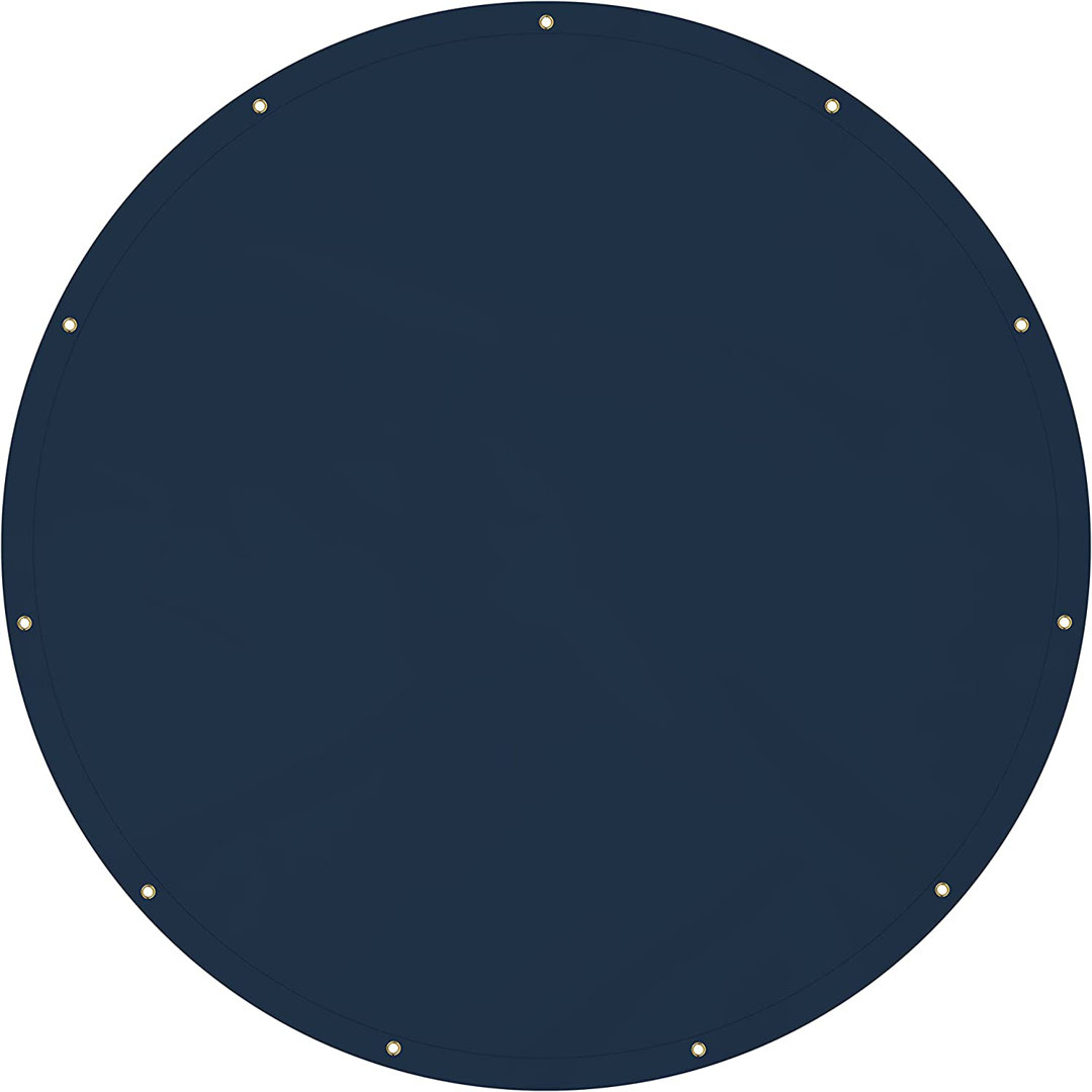 Heavy Duty Multipurpose Outdoor Waterproof Round Tarp, Durable Protective Tarpaulin with Reinforcement Covers & All 