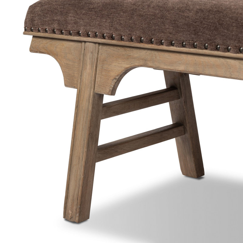 Velvet Solid Wood Bench