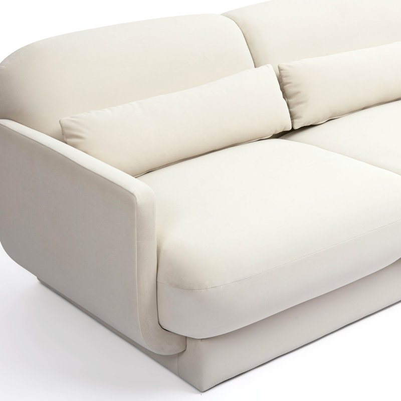 Canapé Tov Furniture Azalea, Crème