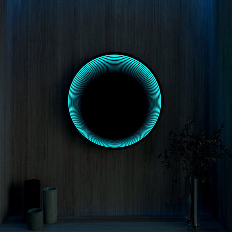 Miroir mural Janus, 12 po x 12 po