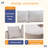 Curved Modular Sectional Couch 2 Piece Set With Pillows, Minimalist Ergonomic Living Room Furniture, Modern Seating-427827645