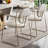 Modern luxury rectangular dining table set-106297726