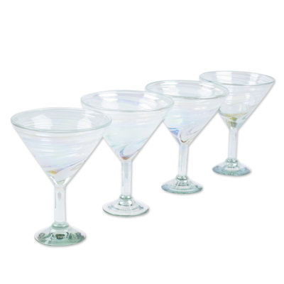 13oz. Handmade Martini Glass Set