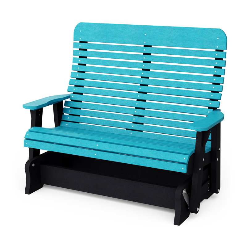 Fauteuil oscillant Signature, Bleu Aruba / noir