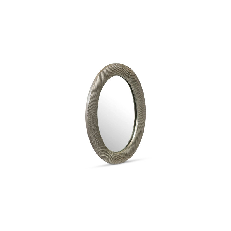 Constance Oval Aluminium Mirror