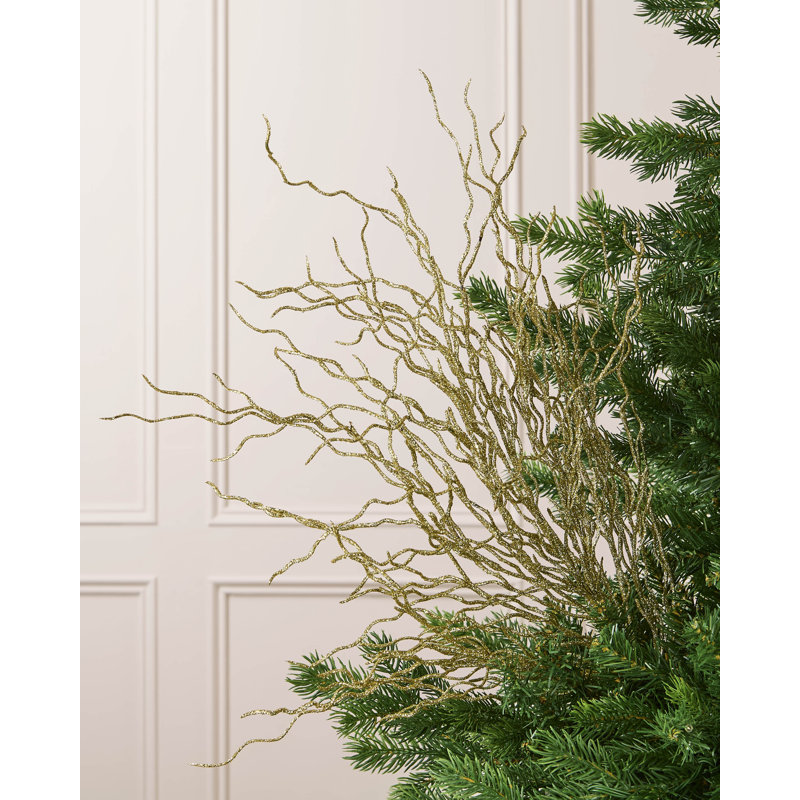 90cm Polystyrene Tree Topper, gold
