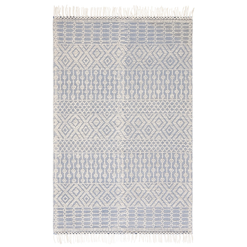 Vintage Look Hand Woven Area Rug, Rectangle 91 x 152 cm