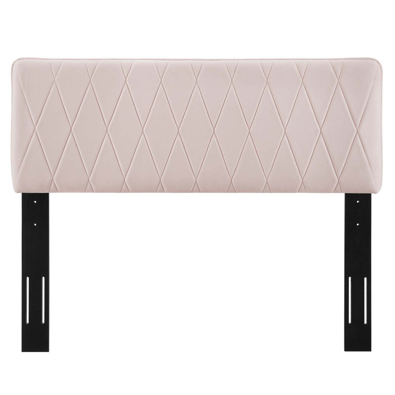 Modway Leila Performance Velvet King/California King Headboard, Pink
