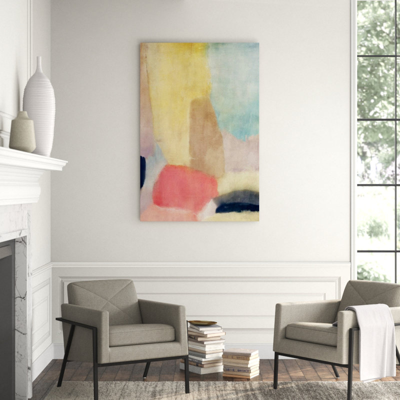 Cheerful Memory Painting by Michelle Bennett, Image Brush Gel, 60" H x 40" W