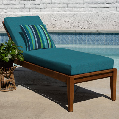Outdoor Chaise Lounge Cushion – Weather-Resistant, Reversible, Plush Comfort - Basics by Wayfair™