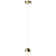 Ravello 5-in Integrated LED Height Adjustable ETL Certified Pendant Light with Globe Shade