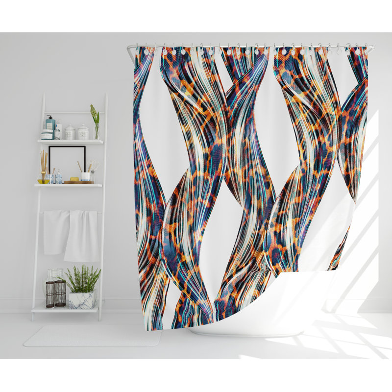 Sighmund Polyester Shower Curtain, 168cm H x 168cm W