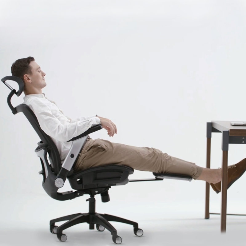 Jeel Ergonomic Mesh Office Chair,Executive High Back Computer Desk Chair with Footrest