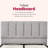 Upholstered Platform Bed Frame, Tufted Headboard-1562204512
