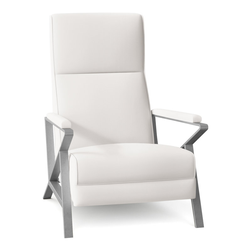 Infinity 28.25" Wide Manual Standard Recliner, Brushed Nickel, Perigold On The Lamb White Sands