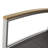Patio Chair In Grey Color - Aluminum, 22.85in Depth, 24.91in Width, 32.87in Height, 10.58lb. Chic Dining With Mesh Seat And Back, Rust- Aluminum Frame, Mid-century Flair D X W H, & Rust Modern Touch-1640454021