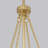 4-Light Dimmable Drum Fabric Chandelier