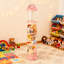 Vertical Clear Plastic Toy Storage Tube Organiser with String Light-538610809-538610806